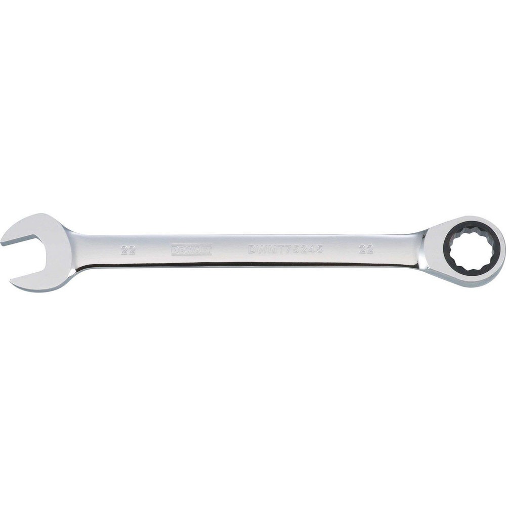 Combination Wrench: 22.00 mm Head Size, 15 deg Offset