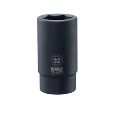 Impact Socket: 3/4" Drive, 32 mm Socket, Hex Drive