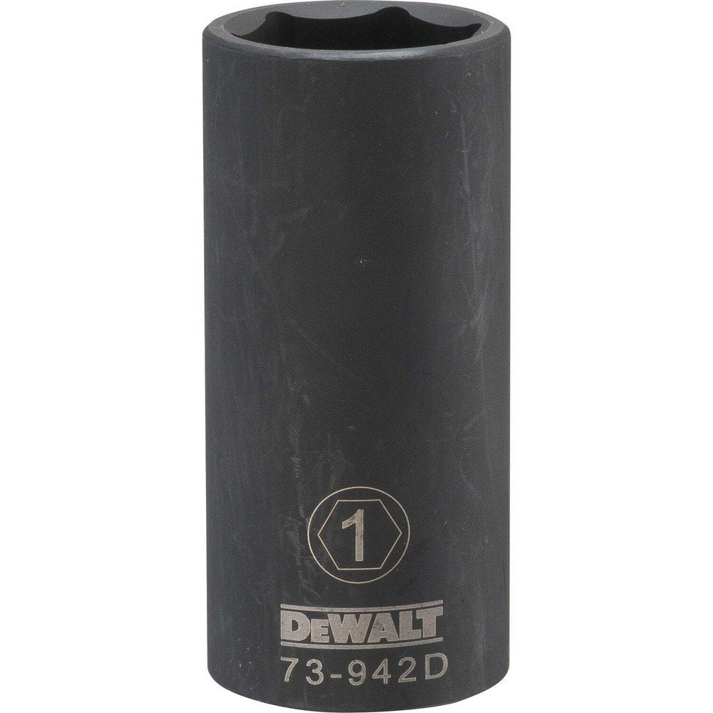 Impact Socket: 1/2" Drive, 1" Socket, Hex Drive