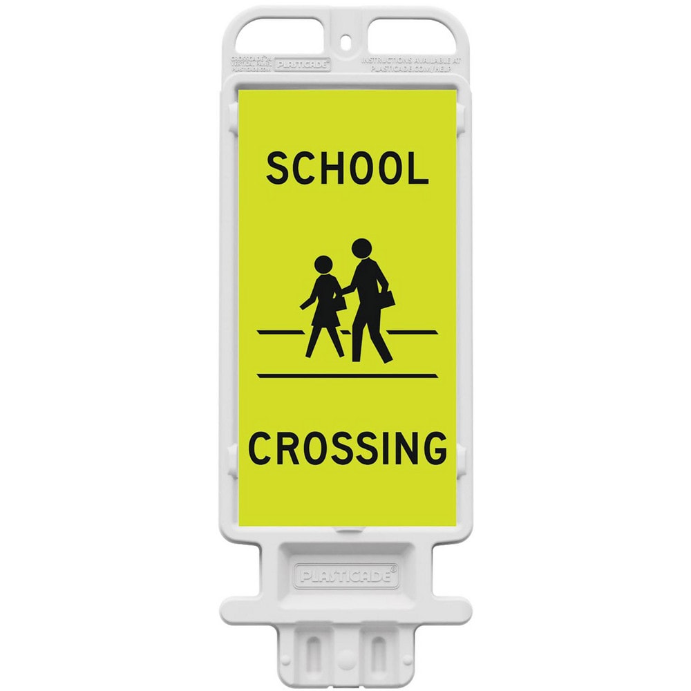 Pedestrian Crossing Sign:  A-Frame, STOP, " STOP FOR PEDESTRIANS"