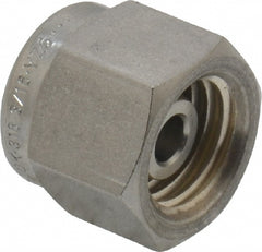 Compression Tube Plug: 3/8-20, 3/16" Tube OD, Compression