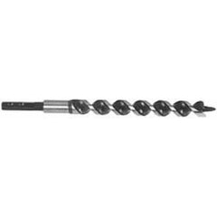 Installer Drill Bits; Drill Bit Size (Inch): 1-1/4; Overall Length (Inch): 8-1/2; Shank Type: Hex; Drill Bit Material: Carbon Steel; Drill Bit Finish/Coating: Oxide; Drill Bit Type: Electrician's Bit; Point Type: Screw Point