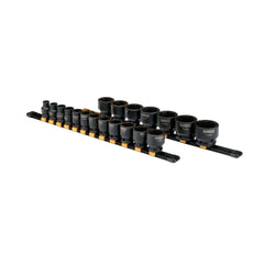 Impact Socket Set: 19 Pc,