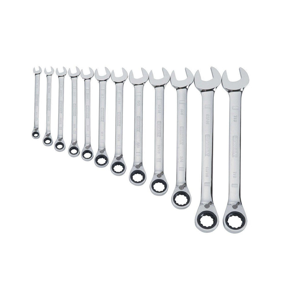 Combination Wrench Set: 12 Pc, Metric