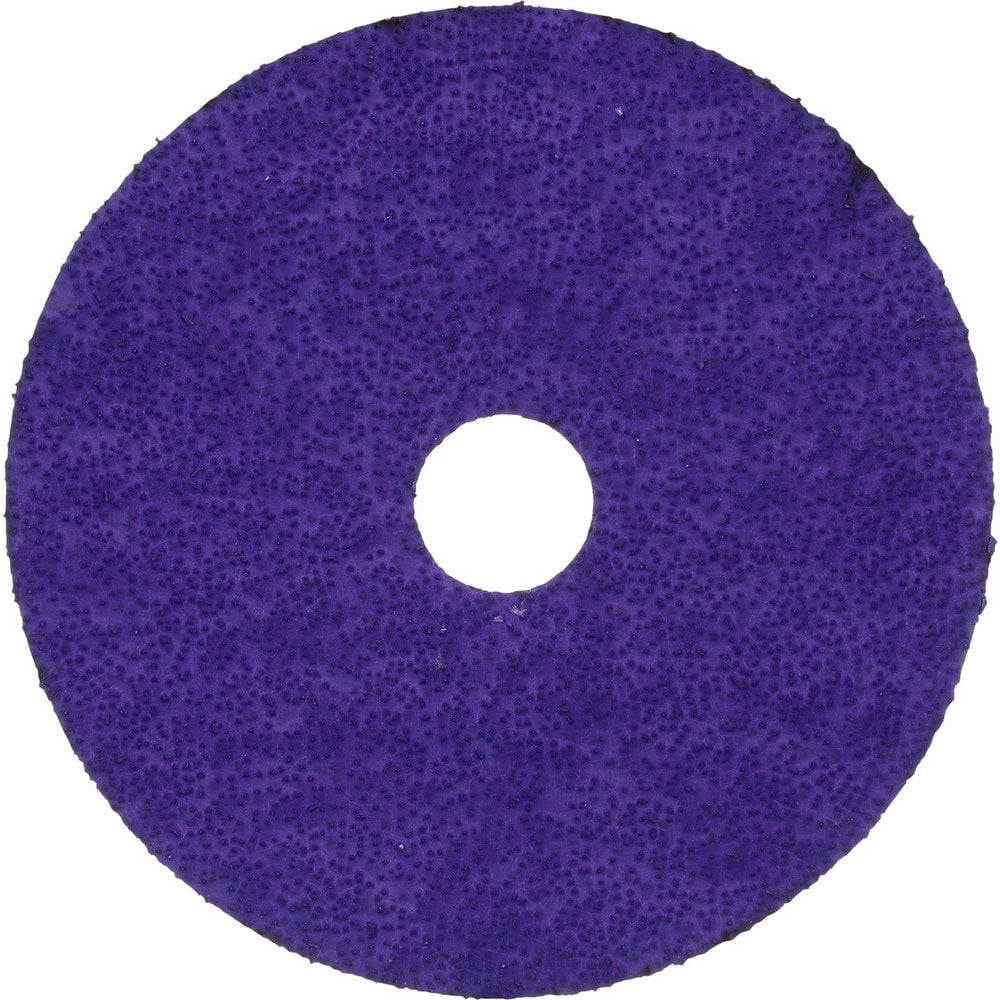 Fiber Disc:  4-1/2" Disc Dia, 7/8" Hole, Arbor Hole, 36 Grit, Premium Ceramic Alumina