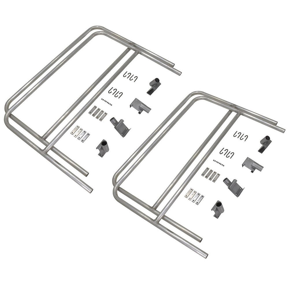 Riser & Ramp Accessories; Type: Walk Ramp Handrail; Includes: Hardware, Four (8) Mounting Brackets, Two (4) ADKR-5 Handrails; Overall Length (Decimal Inch): 124.6875