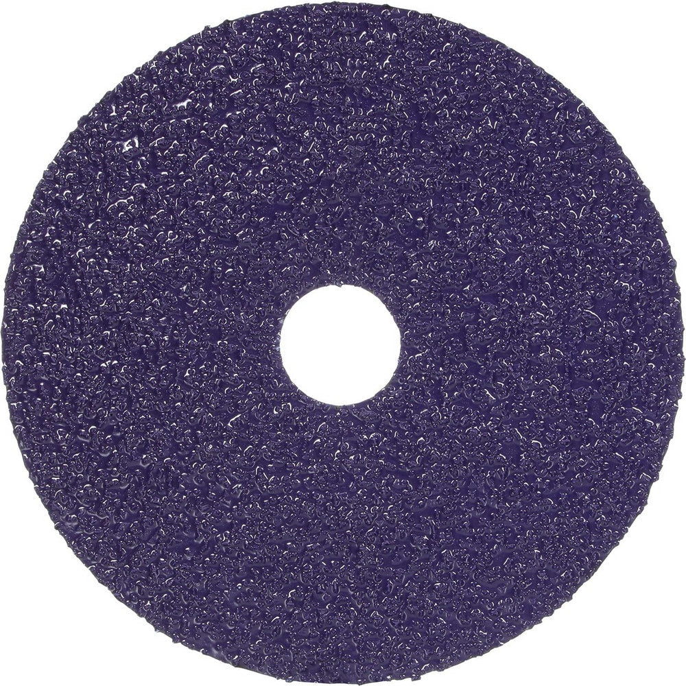 Fiber Disc:  4-1/2" Disc Dia, 7/8" Hole, Arbor Hole, 36 Grit, Premium Ceramic Alumina