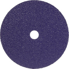 Fiber Disc:  7" Disc Dia, 7/8" Hole, Arbor Hole, 36 Grit, Premium Ceramic Alumina