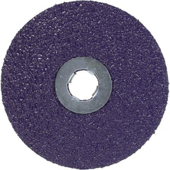 Fiber Disc:  5" Disc Dia, Quick Change GL, 36 Grit, Premium Ceramic Alumina