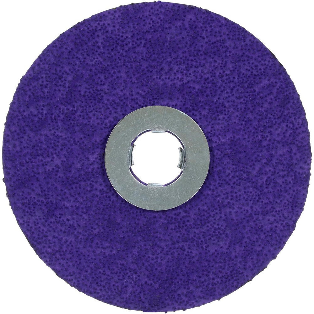 Fiber Disc:  5" Disc Dia, Quick Change GL, 36 Grit, Premium Ceramic Alumina