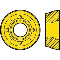 Milling Insert: RPKT1605M0T-8-M18 MP3501, Carbide