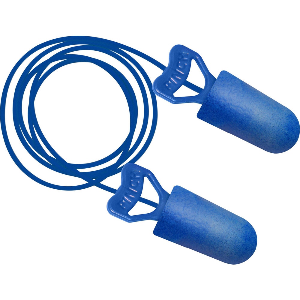 Earplugs: 32 dB, Foam, Bullet, Push-In Stem, Corded, Metal Detectable