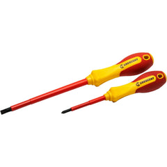 Screwdriver Sets; Screwdriver Types Included: Phillips , Slotted; Container Type: None; Tether Style: Tether Capable