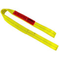 Endless, Type 5 Web Sling: 6' Long, 1" Wide, 4800 lb Vertical Capacity, Nylon