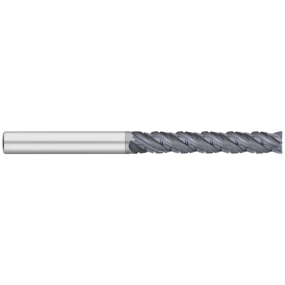 Corner Radius End Mill: 3/4" Dia, 4" LOC, 0.0300" Radius, 4 Flute, Solid Carbide