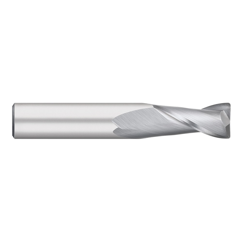 Corner Radius End Mill: 5/16" Dia, 13/16" LOC, 0.0600" Radius, 2 Flute, Solid Carbide