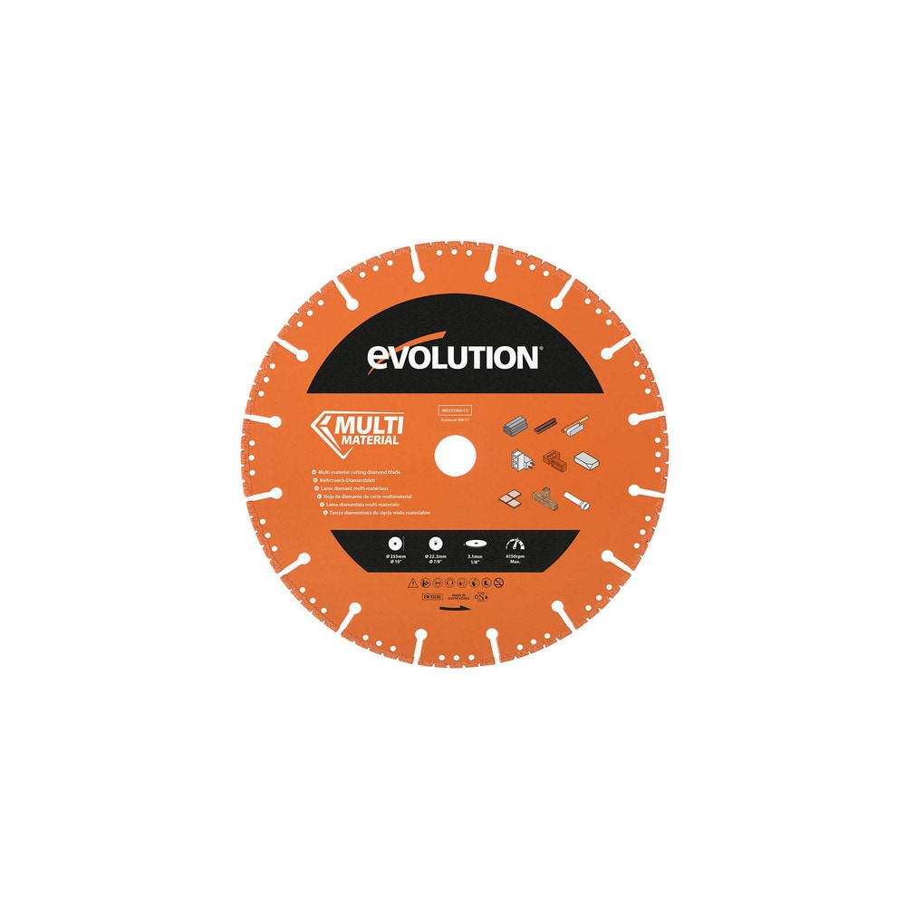 Wet & Dry-Cut Saw Blade: 12" Dia, 1" Arbor Hole, 20/100 Teeth