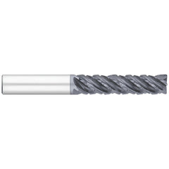 Corner Radius End Mill: 1/2" Dia, 2" LOC, 0.0600" Radius, 5 Flute, Solid Carbide