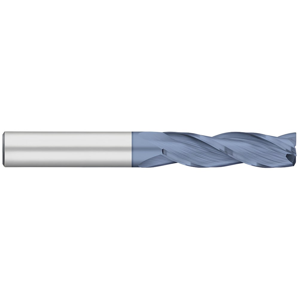 Corner Radius End Mill: 1/8" Dia, 3/4" LOC, 0.50 mm Radius, 3 Flute, Solid Carbide