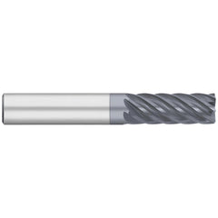 Corner Radius End Mill: 1/2" Dia, 2" LOC, 0.0300" Radius, 7 Flute, Solid Carbide