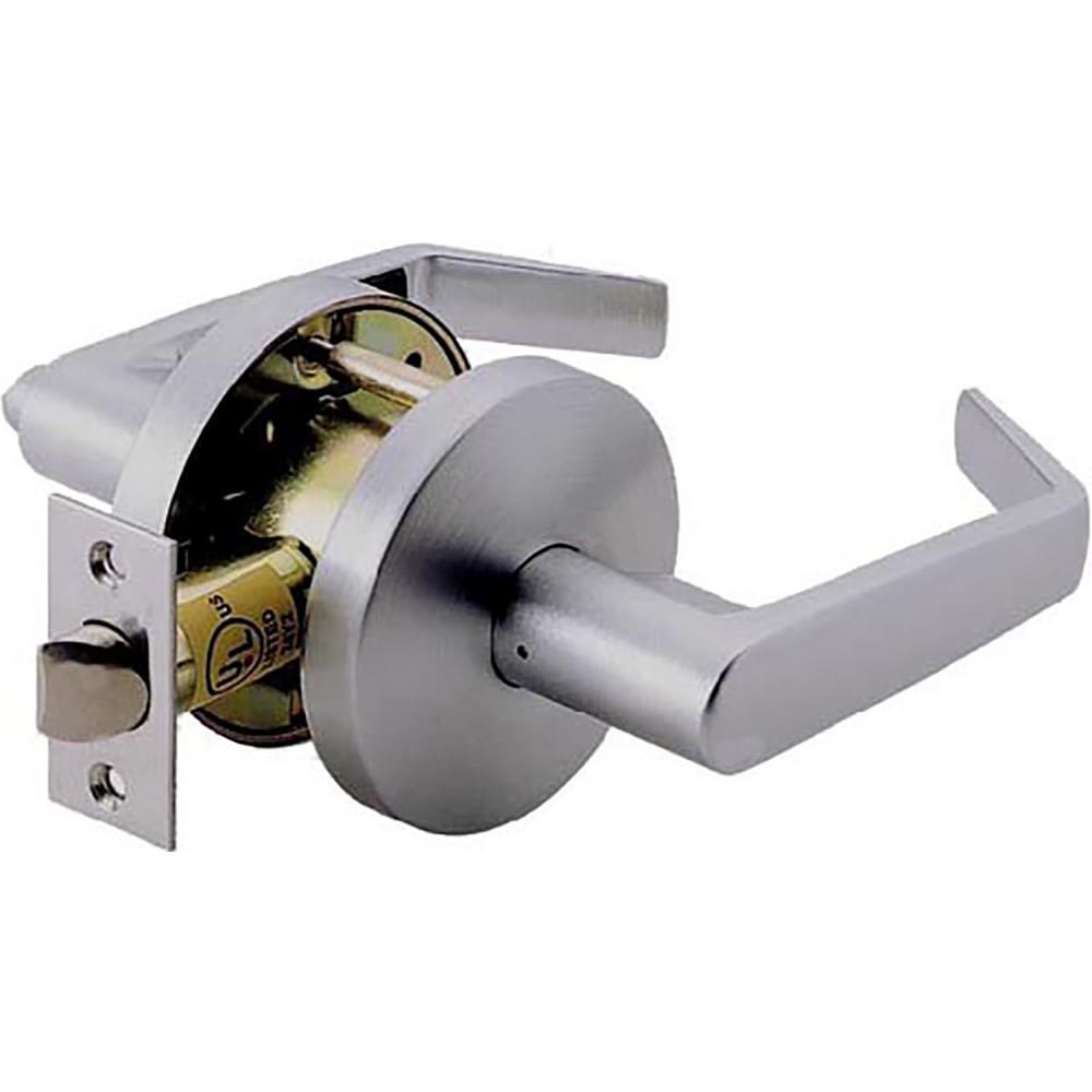 Lever Locksets; Lockset Type: Cylindrical Lock; Key Type: None; Back Set: 2-3/4; Cylinder Type: None; Material: Zinc; Door Thickness: 1 3/8 - 1 3/4; Finish: Satin Chrome