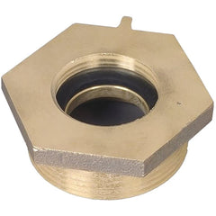 Brass & Chrome Pipe Fittings; Fitting Type: Female x Male Hex Nipple; Fitting Size: 2 x 1-1/2; End Connections: FNPT x MNST; Material Grade: 360; Connection Type: Threaded; Pressure Rating (psi): 175; Fitting Shape: Straight; Thread Standard: NPT, NST