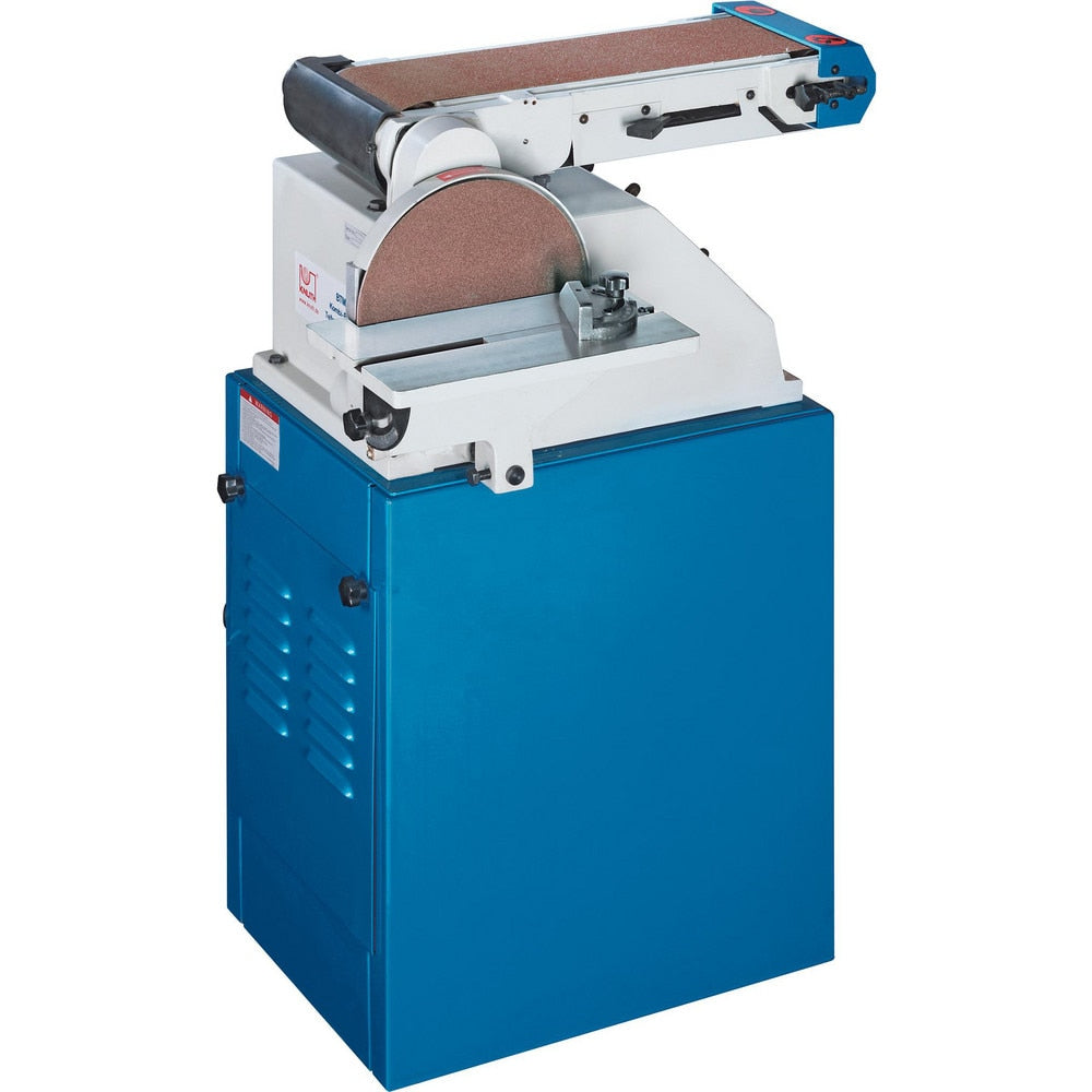 Combination Sanding Machines; Belt Length: 48; Belt Width (Inch): 6; Phase: Three; Disc Diameter: 10; Disc Speed: 1600; Belt Orientation: Horizontal; Belt Speed: 1600; Horsepower: 1.5000