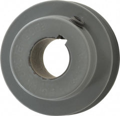 3/4" Bore Diam, 2.2" OD, Finished Bore Single Groove Sheave