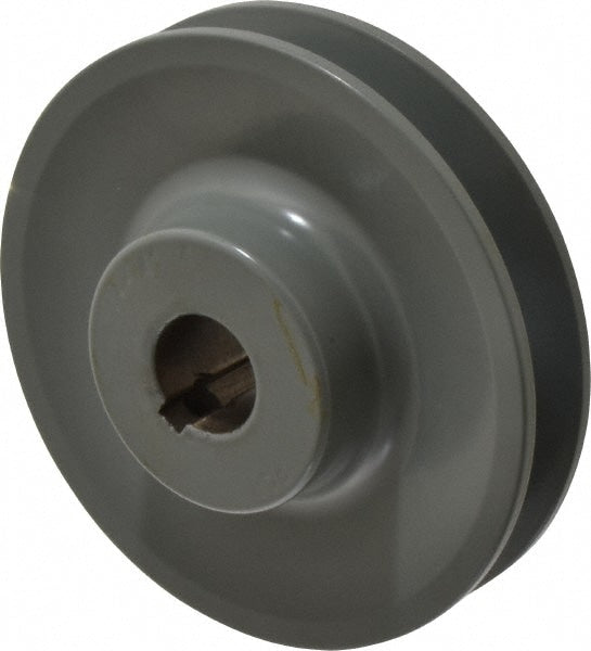 3/4" Bore Diam, 3.95" OD, Finished Bore Single Groove Sheave