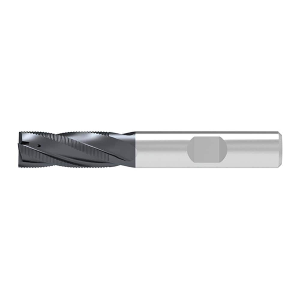 Corner Chamfer End Mill: 18.00 mm Dia, 32.00 mm LOC, 4 Flute, 0.60 mm Chamfer Width, Solid Carbide