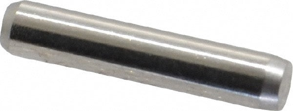 Dowel Pin: 1/8" Dia, 5/8" OAL, Stainless Steel, Grade 416, Passivated Finish