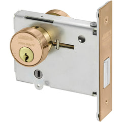 Deadbolts; Deadbolt Type: Deadbolt; Lock Type: Single Cylinder; Key Type: Keyed Different; Mount Type: Mortise; Material: Steel; Minimum Door Thickness: 1.75 in; Maximum Door Thickness: 2.25; Finish: Bright Chrome