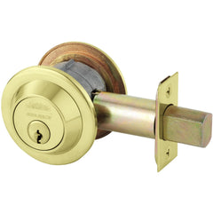 Deadbolts; Deadbolt Type: Deadbolt; Lock Type: Single Cylinder; Key Type: Keyed Different; Mount Type: Through Hole; Material: Steel; Minimum Door Thickness: 1.75 in; Maximum Door Thickness: 2.25; Finish: Oil Rubbed Dark Bronze