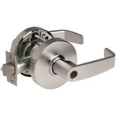 Lever Locksets; Lockset Type: Grade 1 Storeroom Cylindrical Lock; Key Type: Keyed Different; Back Set: 2-3/4; Cylinder Type: Less Core; Material: Stainless Steel; Door Thickness: 1-3/4 to 2; Finish: Satin Chrome