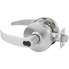 Lever Locksets; Lockset Type: Electrified Cylindrical Lock ; Key Type: Keyed Different; Back Set: 2-3/4; Cylinder Type: SFIC Less Core; Material: Cold Rolled Steel; Door Thickness: 1-3/4 to 2; Finish: Satin Chrome