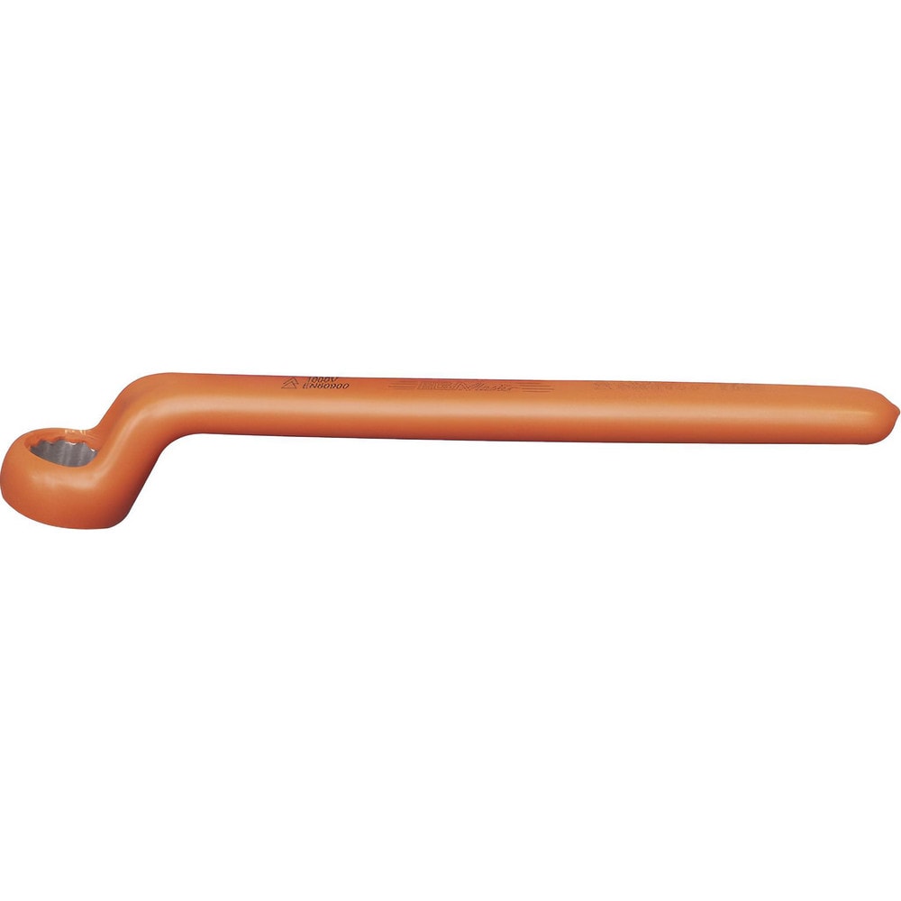 Offset Box End Wrench: 1/2", 12 Point, Single End