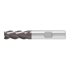 Corner Chamfer End Mill: 11.00 mm Dia, 26.00 mm LOC, 3 Flute, 0.15 mm Chamfer Width, Solid Carbide