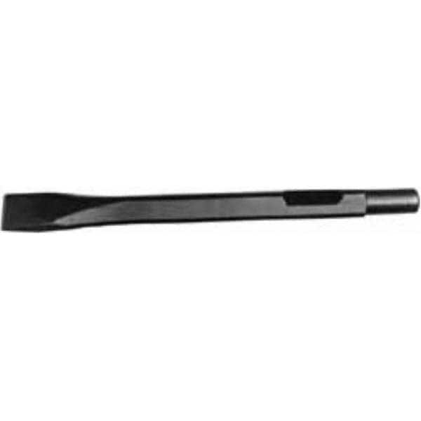 Hammer & Chipper Replacement Chisel: Gouge, 1" Head Width, 9" OAL, 5/8" Shank Dia