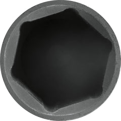 Impact Socket: 3/8" Drive, 3/4" Socket, Hex Drive