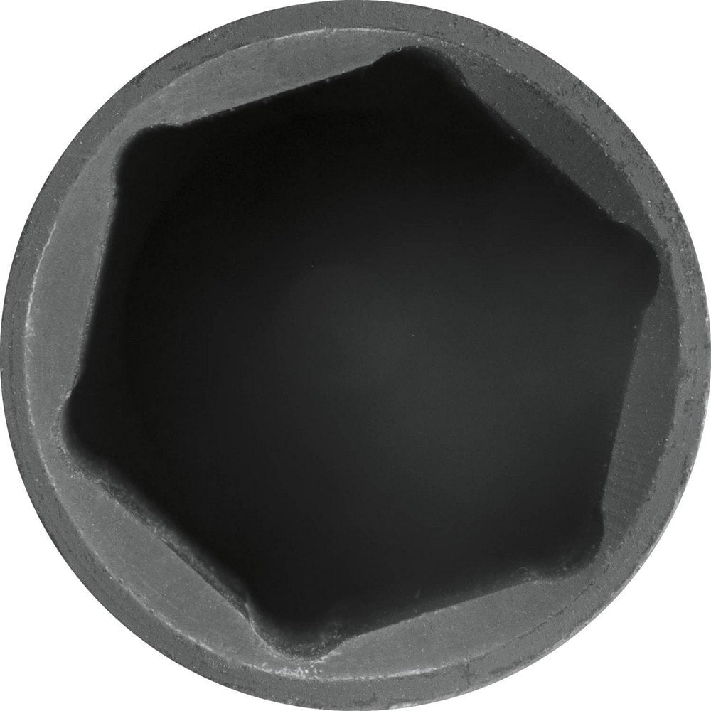 Impact Socket: 3/8" Drive, 7/16" Socket, Hex Drive