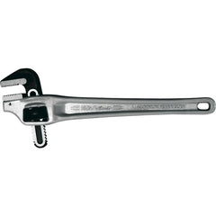 Pipe Wrenches; Wrench Type: Corner Pipe Wrench 90 Deg, Offset; Maximum Pipe Capacity (Inch): 2-1/2; Overall Length (Inch): 18; Material: Alloy Steel, Aluminum, Forged Steel; Jaw Texture: Serrated