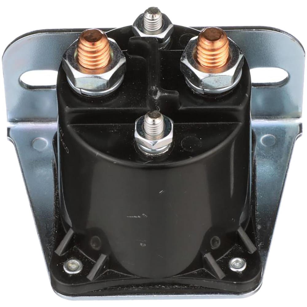 Automotive Switches; Switch Type: Solenoid; Number Of Connections: 4; Contact Form: Stud Terminal; Sequence: On-Off; Amperage: 100; Voltage: 12; Color: Silver