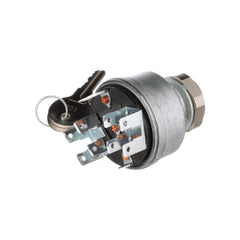 Automotive Switches; Switch Type: Ignition Switch-12v; Number Of Connections: 5; Contact Form: .25 Blade; Sequence: ACC-Off-On/ACC-Start; Amperage: 30; Voltage: 12; Color: Gray; Actuator Type: Key Manual