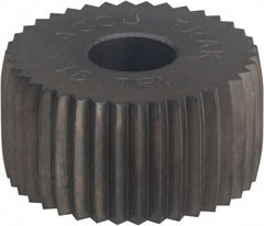 Convex Knurl Wheel: 3/4" Dia, 90 &deg; Tooth Angle, 16 TPI, Straight, Cobalt