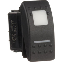 Automotive Switches; Switch Type: Rocker Switch; Number Of Connections: 6; Contact Form: .25 Blade; Sequence: Off-On-Off; Amperage: 20; Voltage: 12; Color: Black; Actuator Type: Rocker