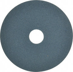 Fiber Disc:  4-1/2" Disc Dia, 80 Grit, Zirconia Alumina