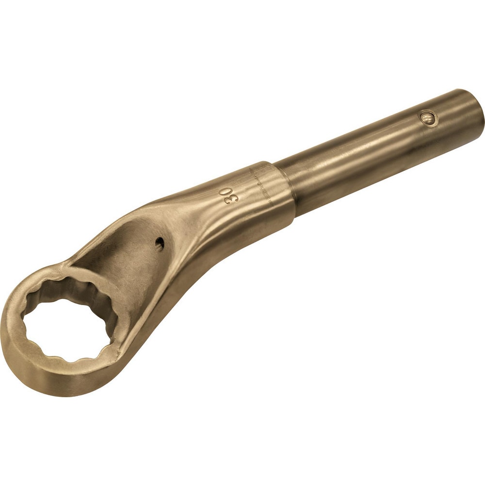 Ring Spanner: 65 mm, 12 Point, Single End