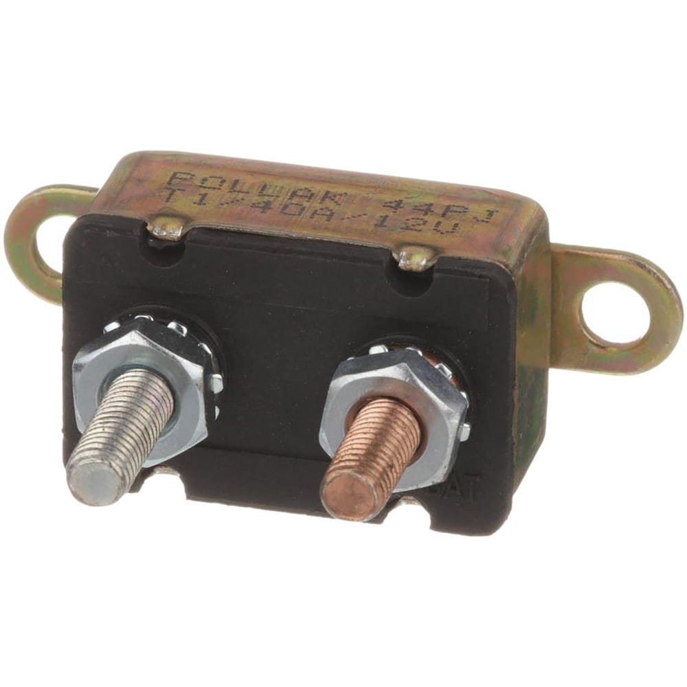 Automotive Circuit Breakers; Mount: 2-Hole; Power: 12; Circuit Breaker Type: Type I Circuit Breaker; Working Amperage: 40; Width (Decimal Inch - 4 Decimals): 1.56; Height: 0.69; Length (Decimal Inch - 4 Decimals): .79