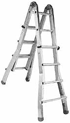 Multi-Position Ladders; Material: Aluminum; Ladder Rating: Type I