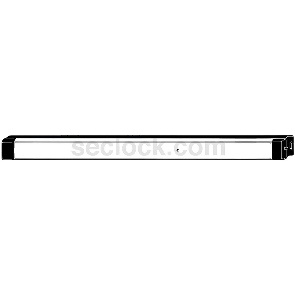 Push Bars; Material: Metal; Locking Type: Exit Device Only; Maximum Door Width: 3 ft; Finish/Coating: Satin Stainless Steel; Minimum Door Width: 3 ft